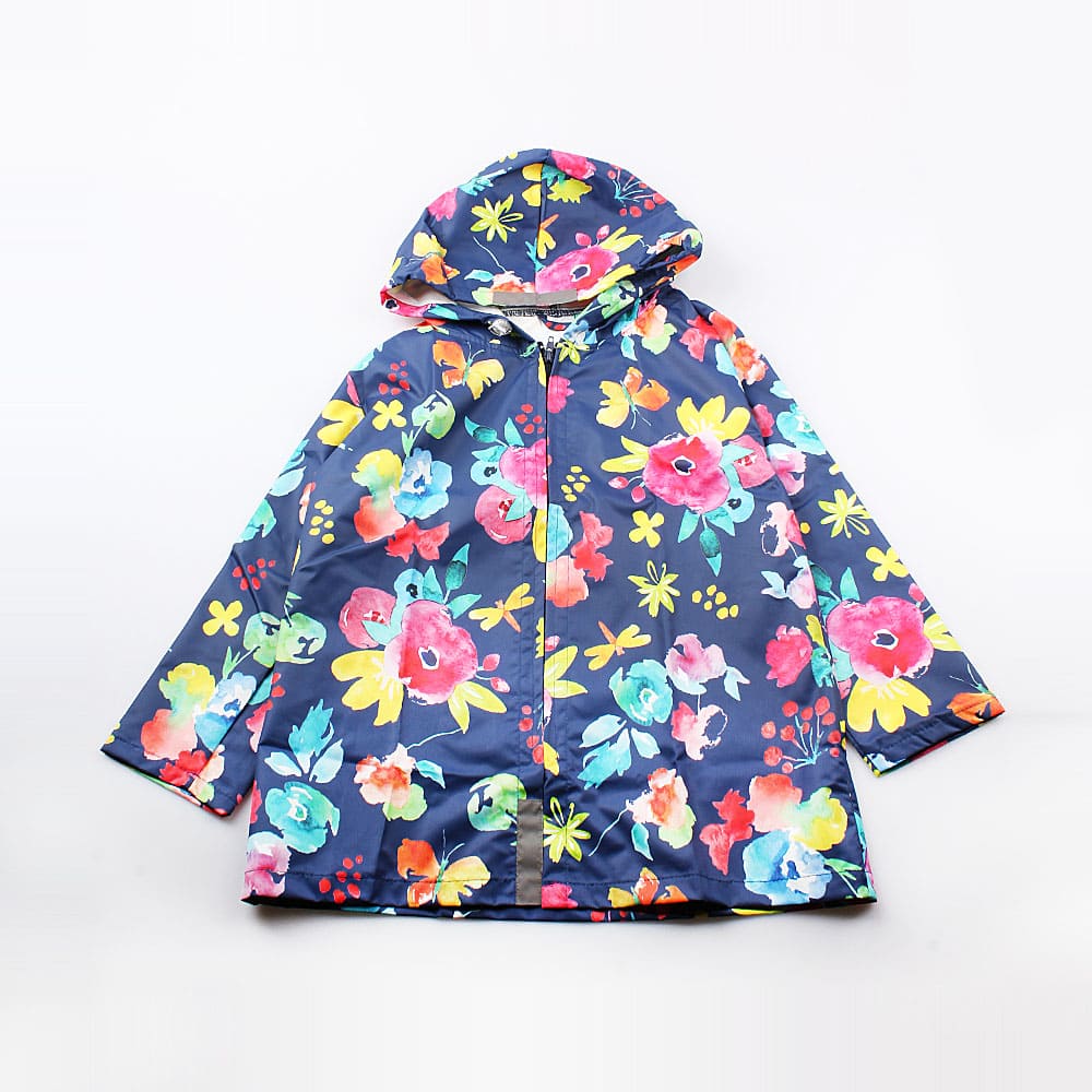 07851047-40 Плащ-дождевик на молнии для девочки Краски весны, все фото 1