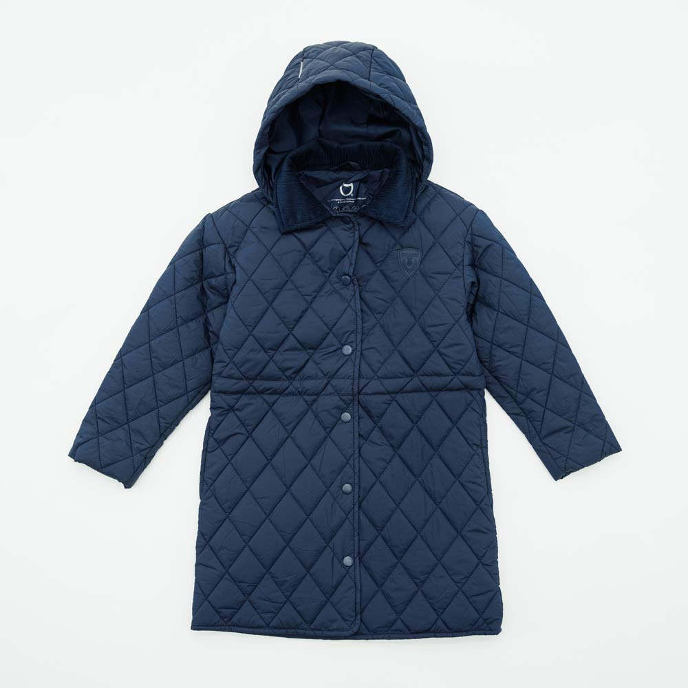 07858063-41 Пальто стеганое для девочки синий, все фото 1