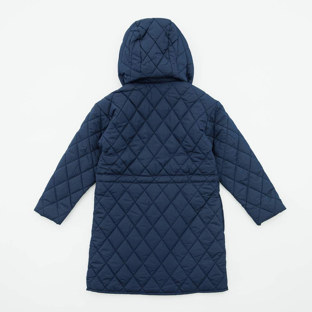 07858063-41 Пальто стеганое для девочки синий, все фото 2