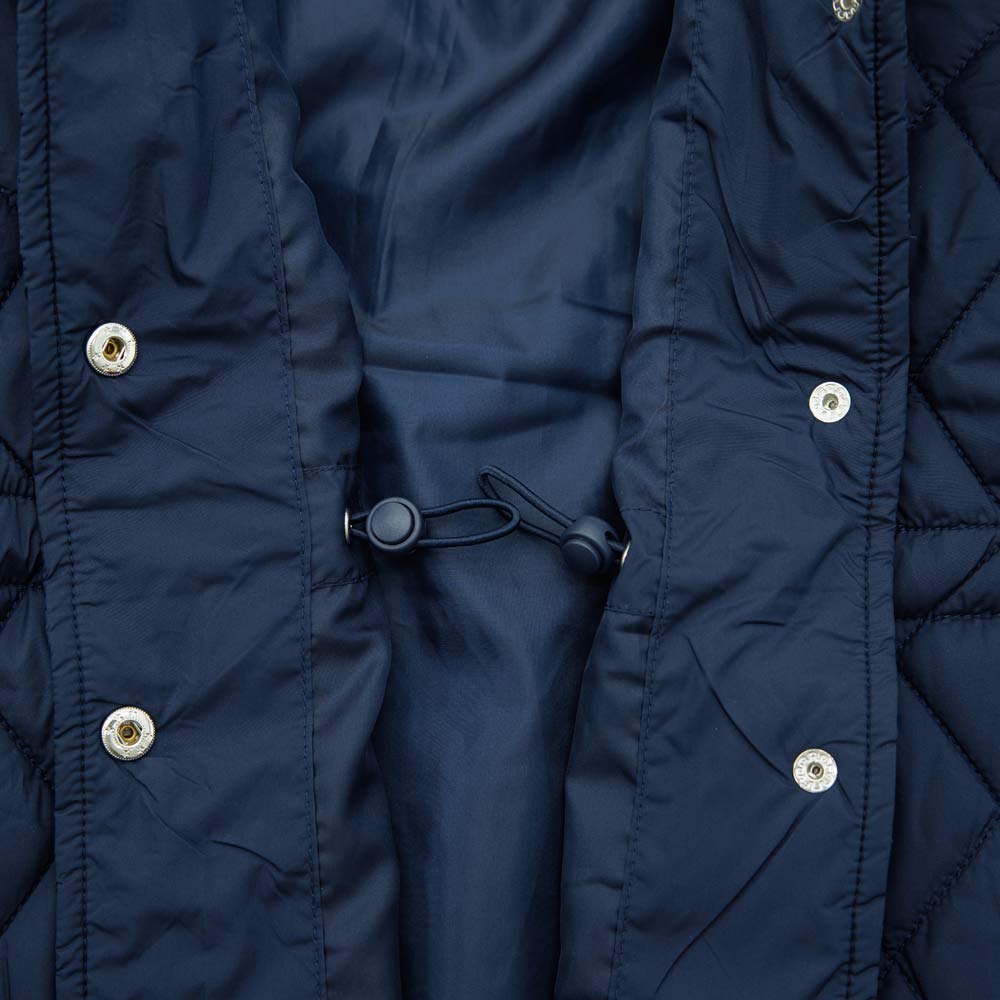 07858063-41 Пальто стеганое для девочки синий, все фото 4