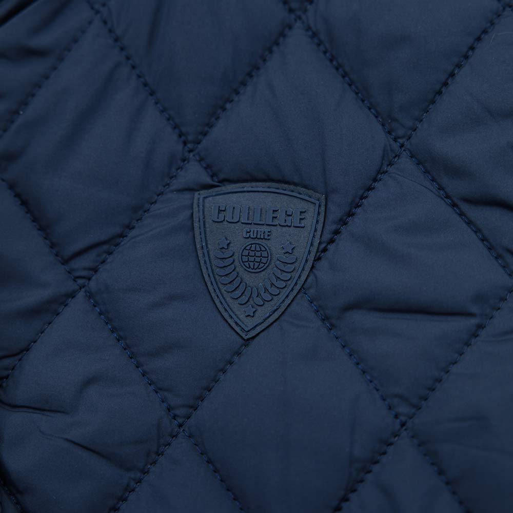 07858063-41 Пальто стеганое для девочки синий, все фото 5