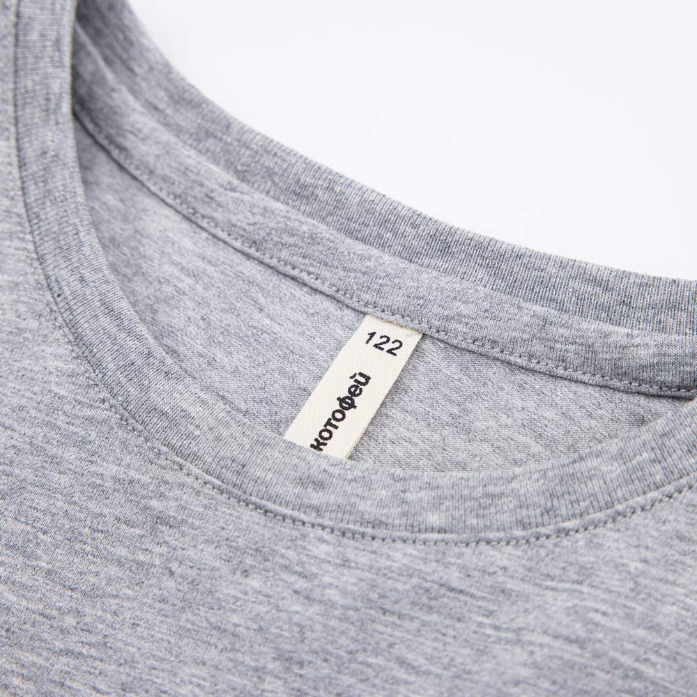 07702032-40 Фуфайка (футболка) для мальчика, серый, все фото 3