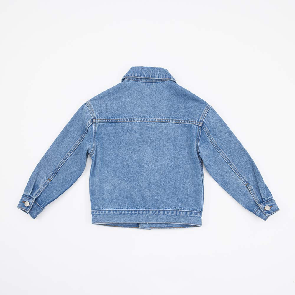 07705001-40 Джинсовая куртка для мальчика синий, все фото 2