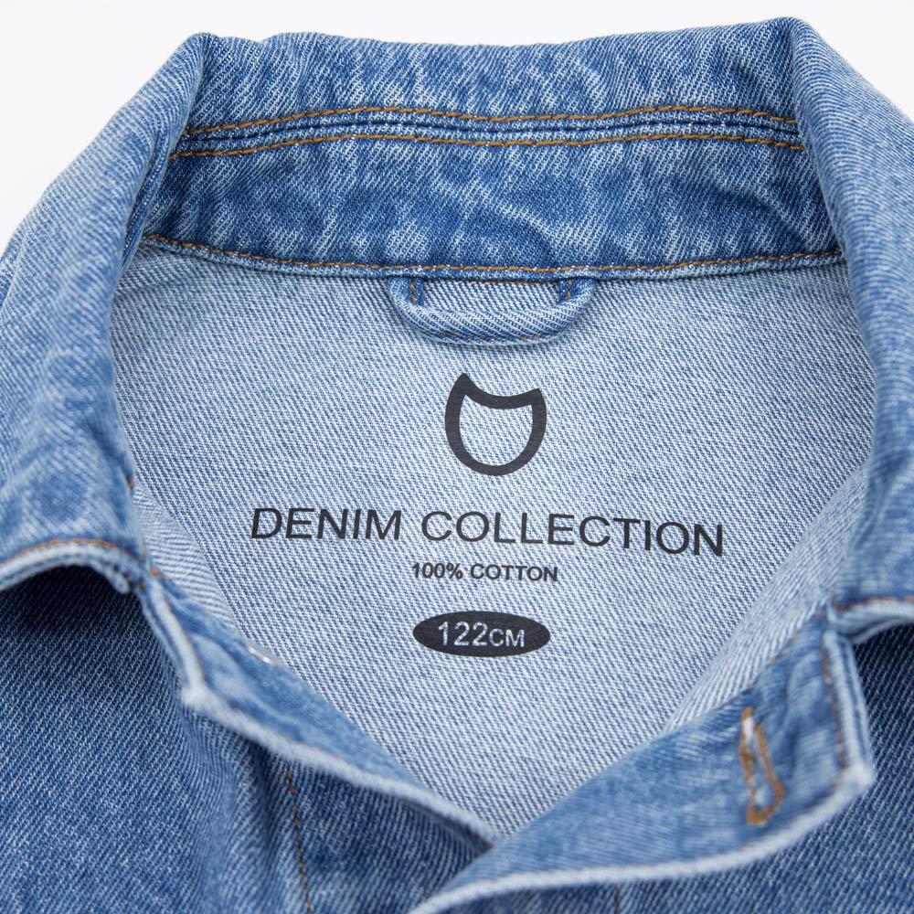 07705001-40 Джинсовая куртка для мальчика синий, все фото 3