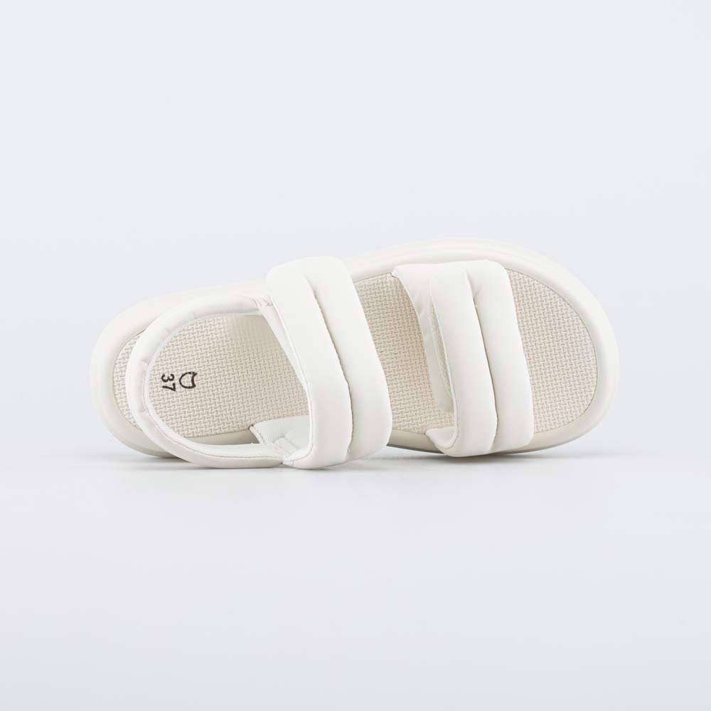 723034-11 Пляжные бежевые сандалии для девочки-подростка , все фото 4