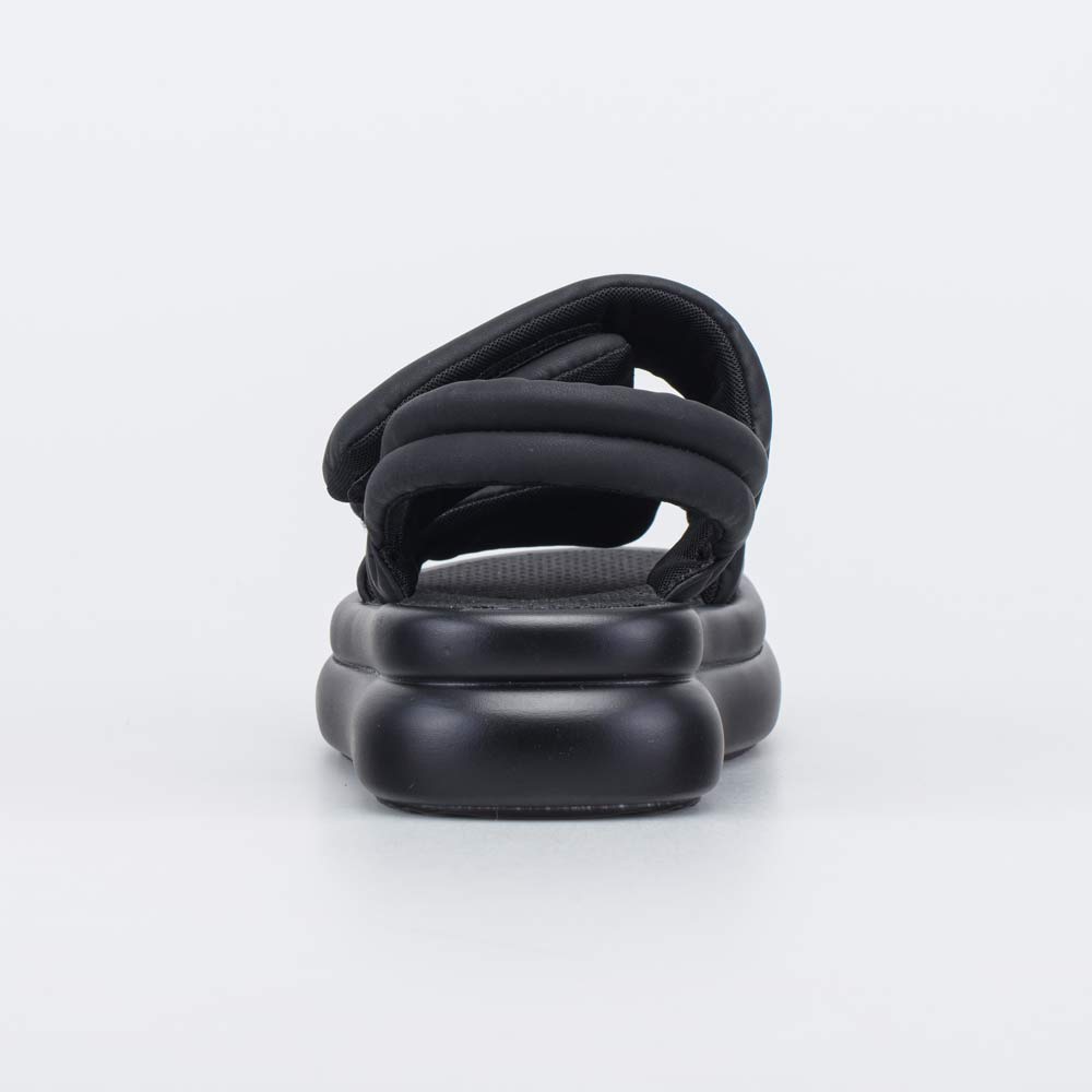 723034-12 Пляжные черные сандалии для девочки-подростка , все фото 5