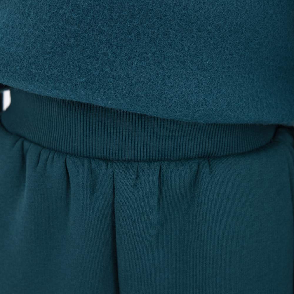 07764065-41 Костюм худи + брюки с начесом зеленый, все фото 5