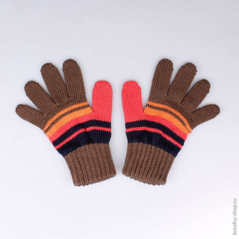 07722059-00 Перчатки коричневые, все фото 1