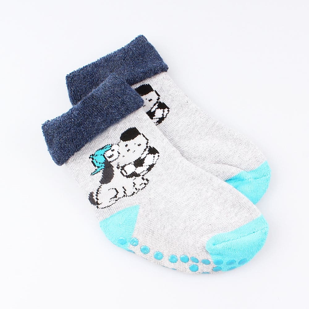 07742352-40 Носки детские с тормозами махровые собачка, все фото 2