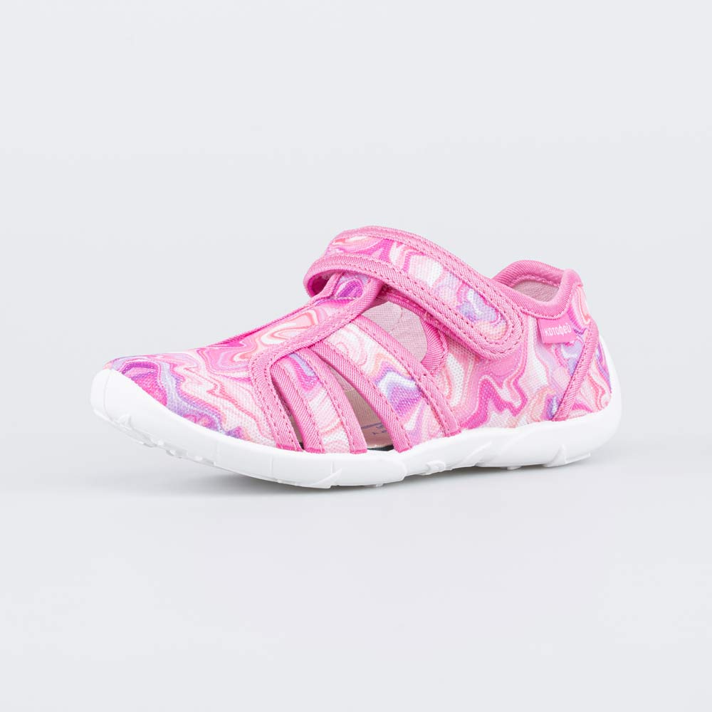 421108-11 Текстильные сандалии для девочки, все фото 1