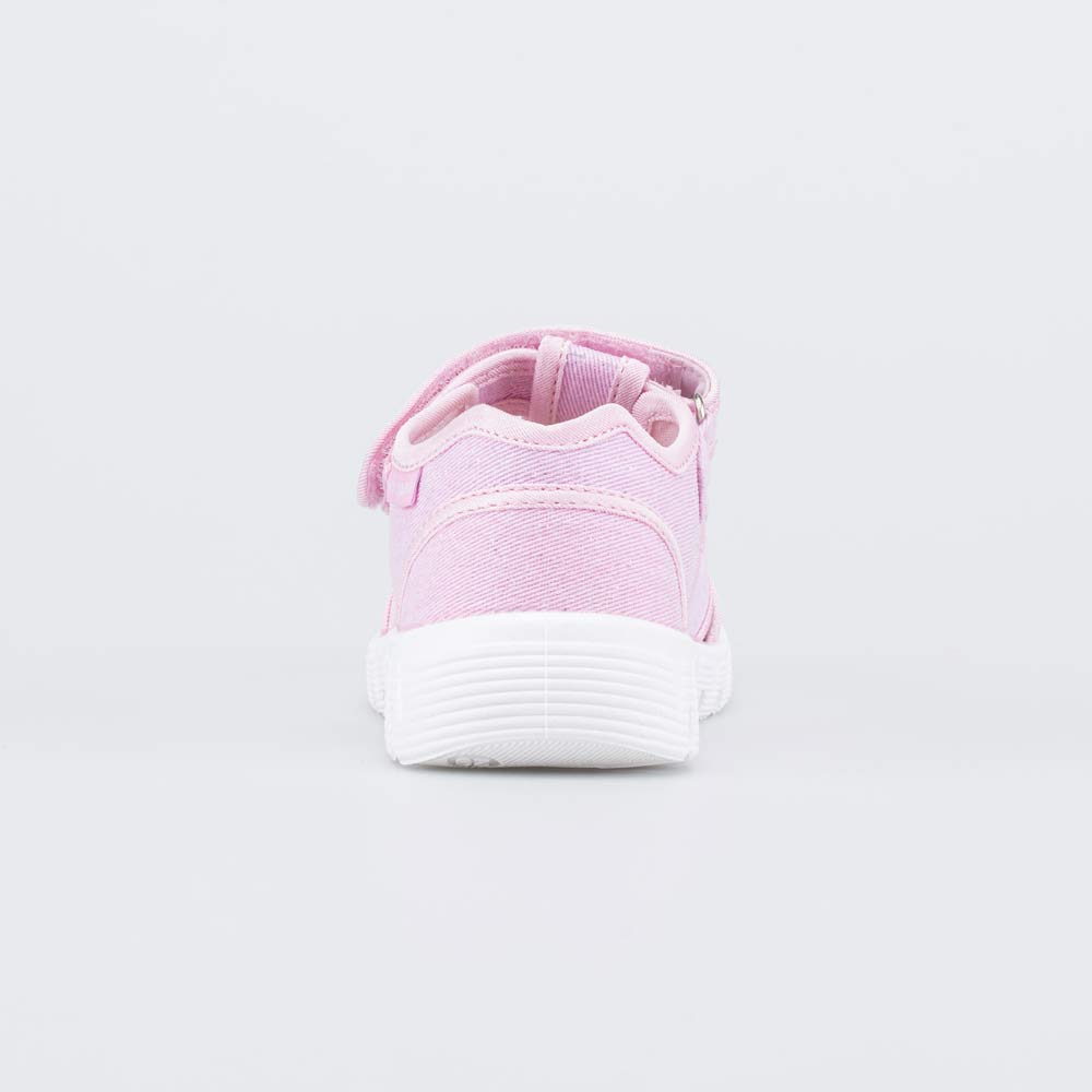 421110-11 Текстильные сандалии для девочки розовый, все фото 5