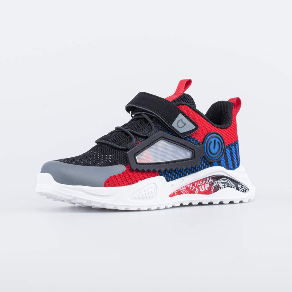 644389-11 Текстильные кроссовки на липучке, все фото 1