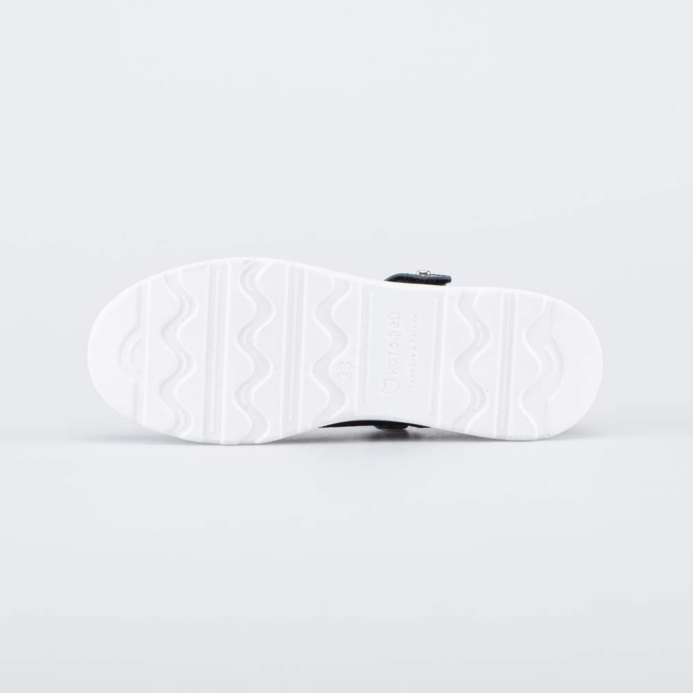 532323-22 Черные школьные туфли-балетки Сердечки, все фото 3