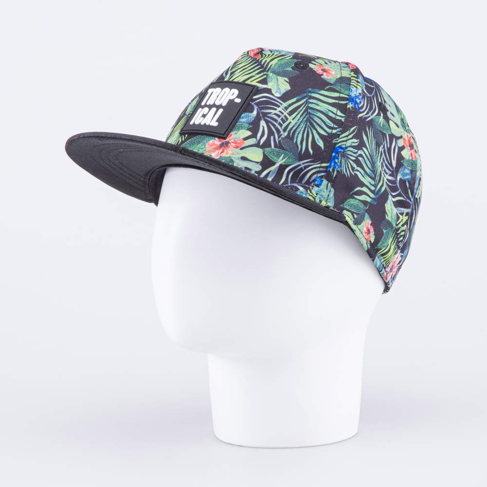 07709036-40 Кепка-бейсболка с прямым козырьком Тропики, все фото 1