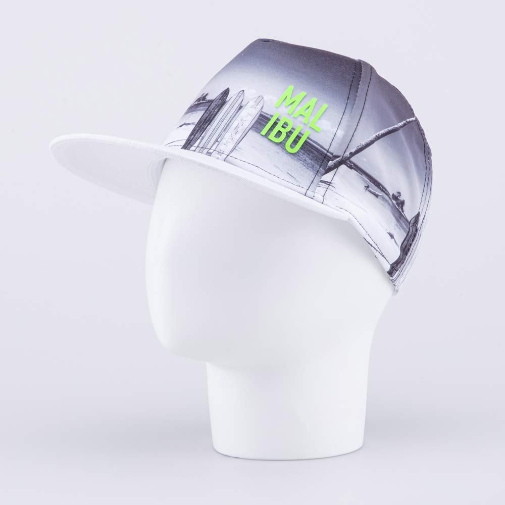 07709037-40 Кепка-бейсболка с прямым козырьком Малибу серый, все фото 1