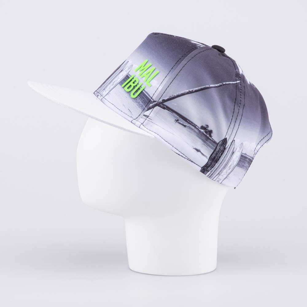 07709037-40 Кепка-бейсболка с прямым козырьком Малибу серый, все фото 2