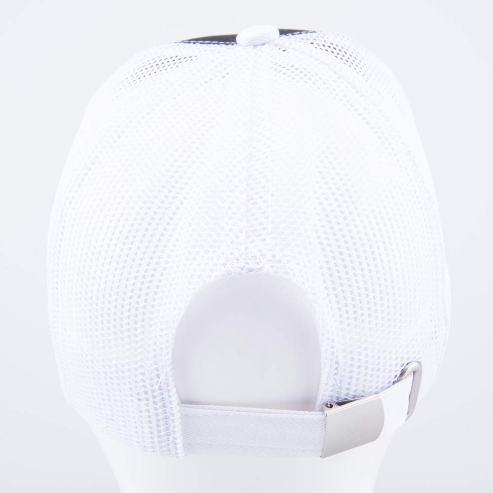 07709049-40 Кепка-бейсболка с сеткой для мальчика черно-белый, все фото 4