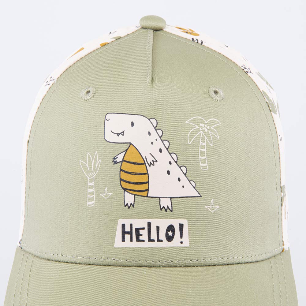 07709059-40 Кепка-бейсболка для мальчика оливковый-бежевый, все фото 5