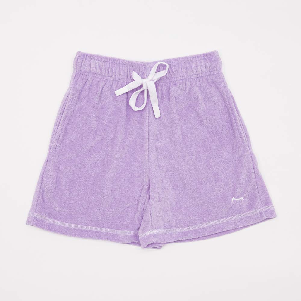 07864086-42 Шорты махровые для девочки Неженка сиреневый, все фото 1
