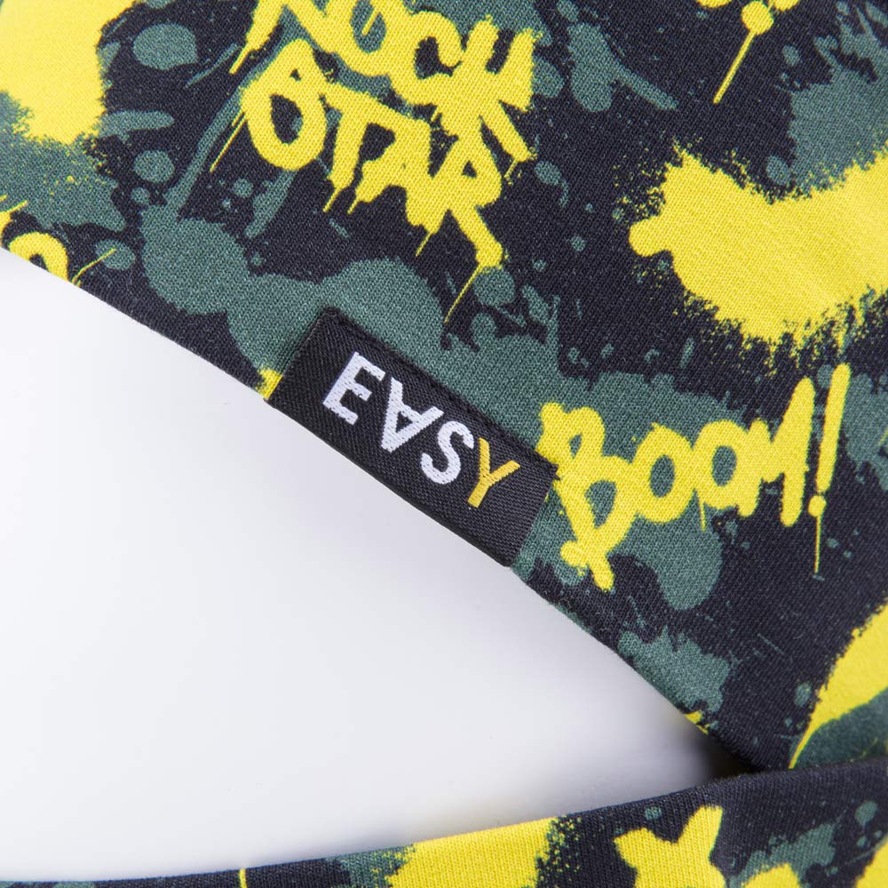 07711924-40 Комплект шапка+снуд для мальчика Граффити хаки, все фото 3