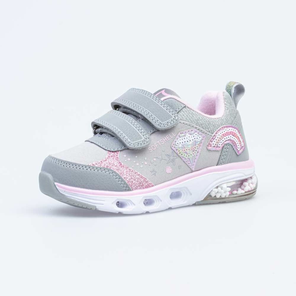 344316-72 Всепогодные кроссовки с LED подсветкой и блестками, все фото 1