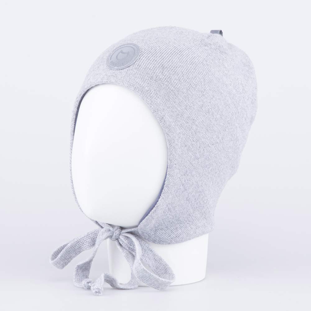 07711394-40 Детская шерстяная шапка светло-серый, все фото 1