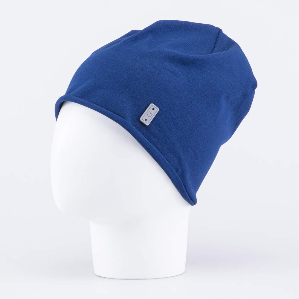 07711895-41 Шапка однослойная для мальчика темно-синий, все фото 1
