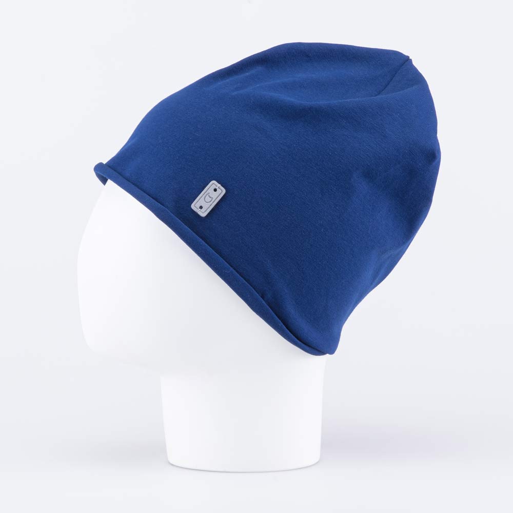 07711895-41 Шапка однослойная для мальчика темно-синий, все фото 2
