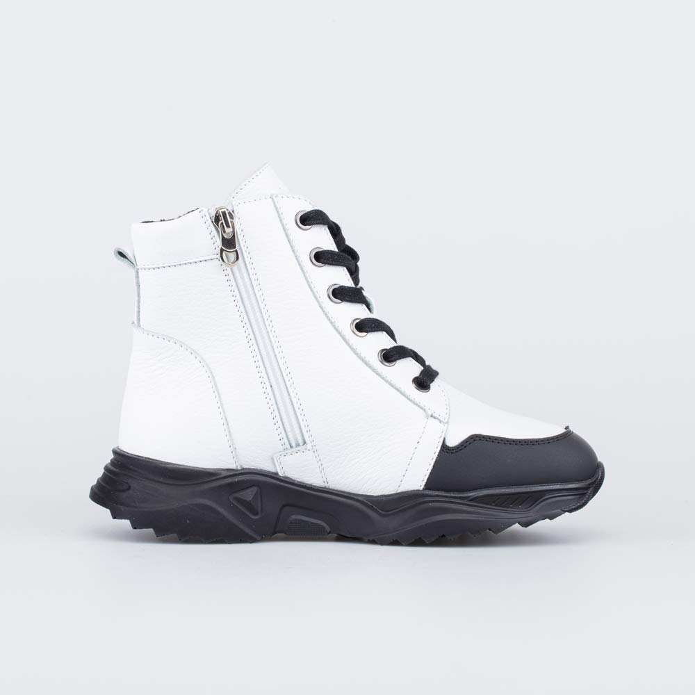 552305-42 Зимние ботинки на молнии белый, все фото 2