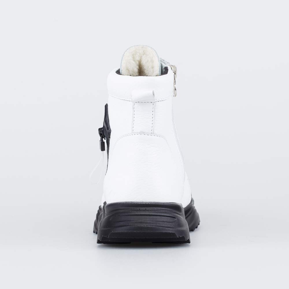 552305-42 Зимние ботинки на молнии белый, все фото 5