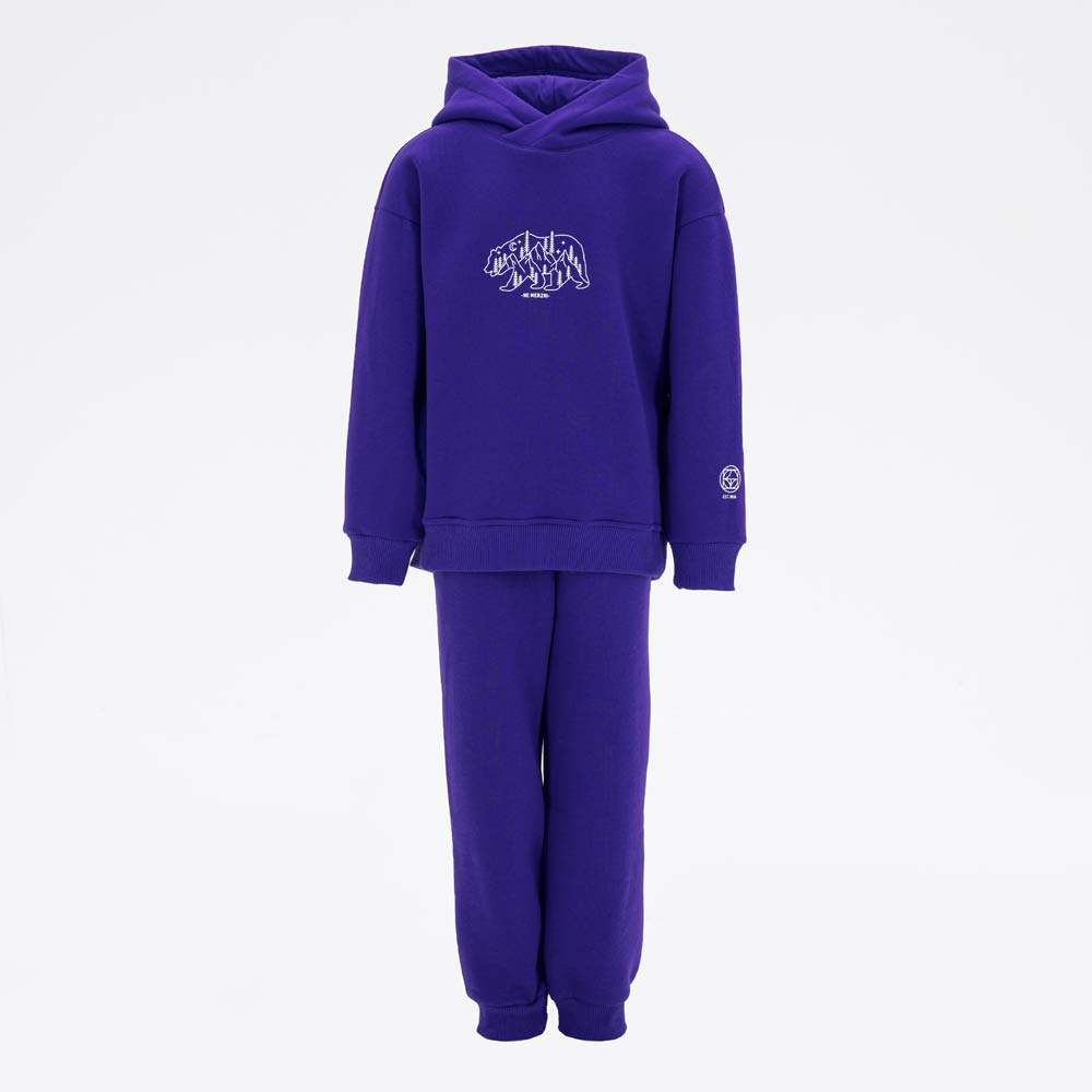 07864066-40 Костюм из футера фиолетовый, все фото 1