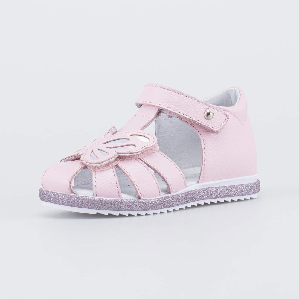 322194-21 Детские кожаные сандалии Бабочка , все фото 1