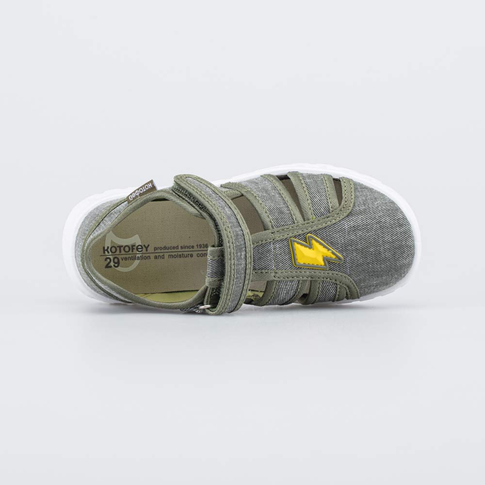 421112-11 Текстильные сандалии Молния, все фото 4