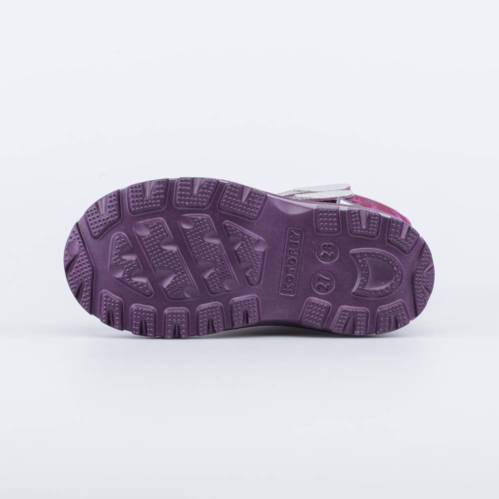 264013-48 Сноубутсы на липучках бордовый, все фото 3