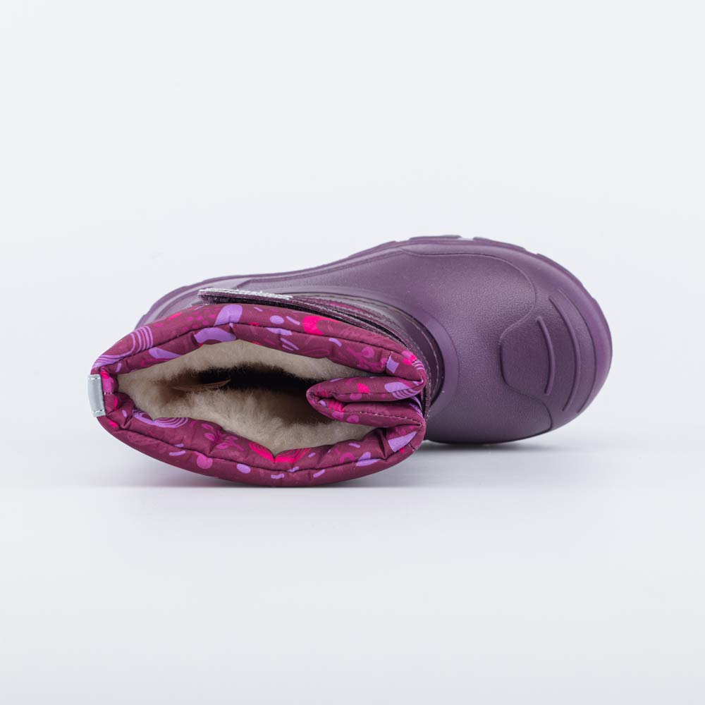 464068-42 Сноубутсы на липучках бордовый, все фото 4