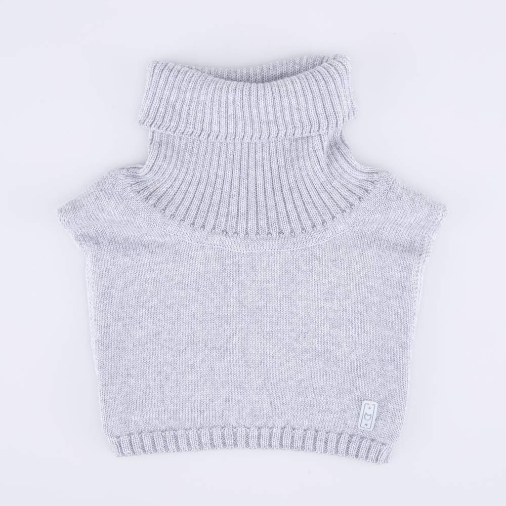 07712124-40 Шерстяная манишка детская светло-серый, все фото 1