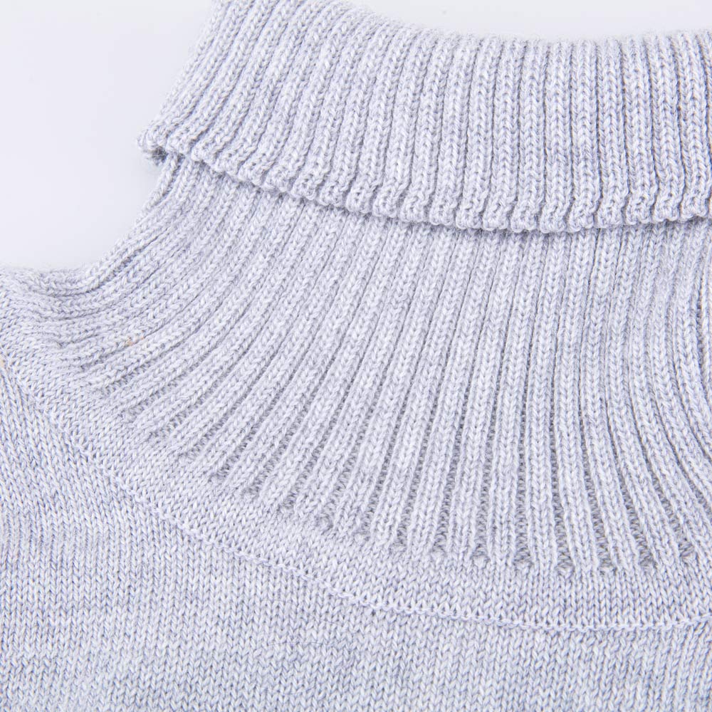 07712124-40 Шерстяная манишка детская светло-серый, все фото 2