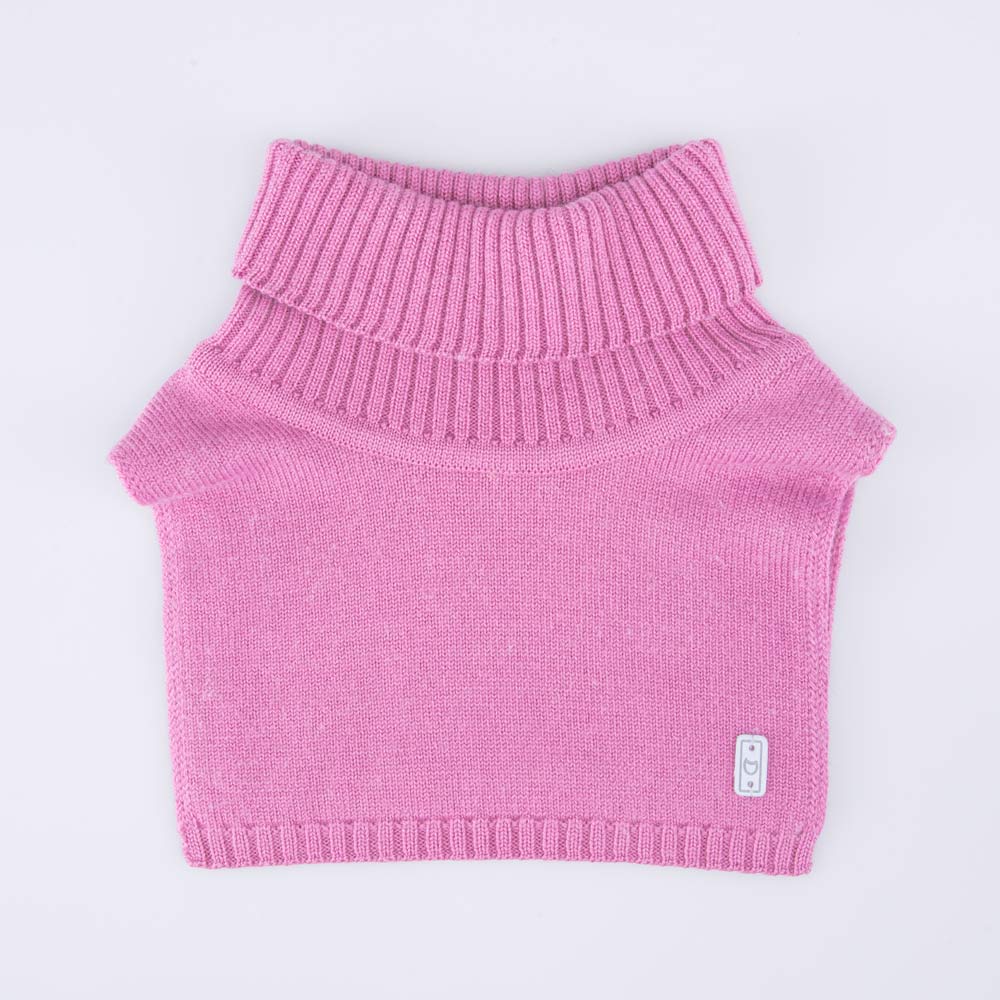 07812116-40 Шерстяная манишка детская розовый, все фото 2