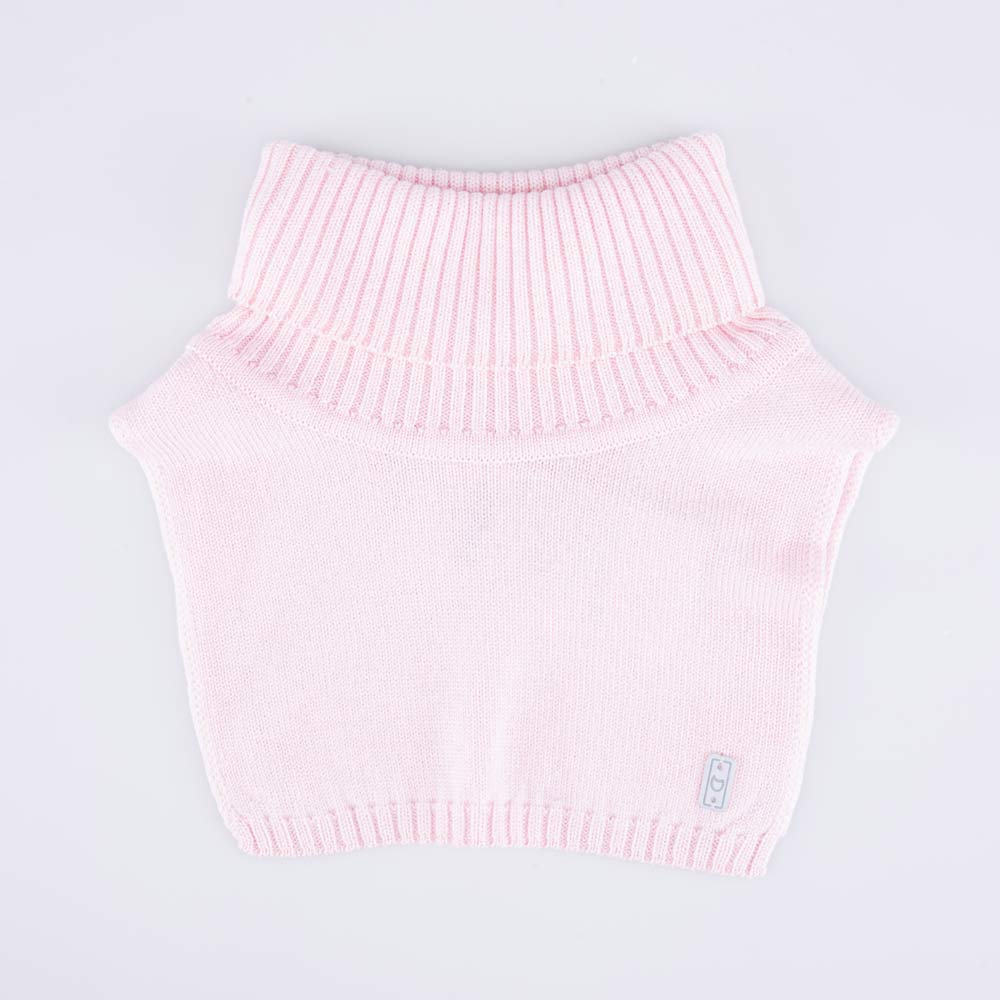 07812119-40 Шерстяная манишка детская светло-розовый, все фото 2