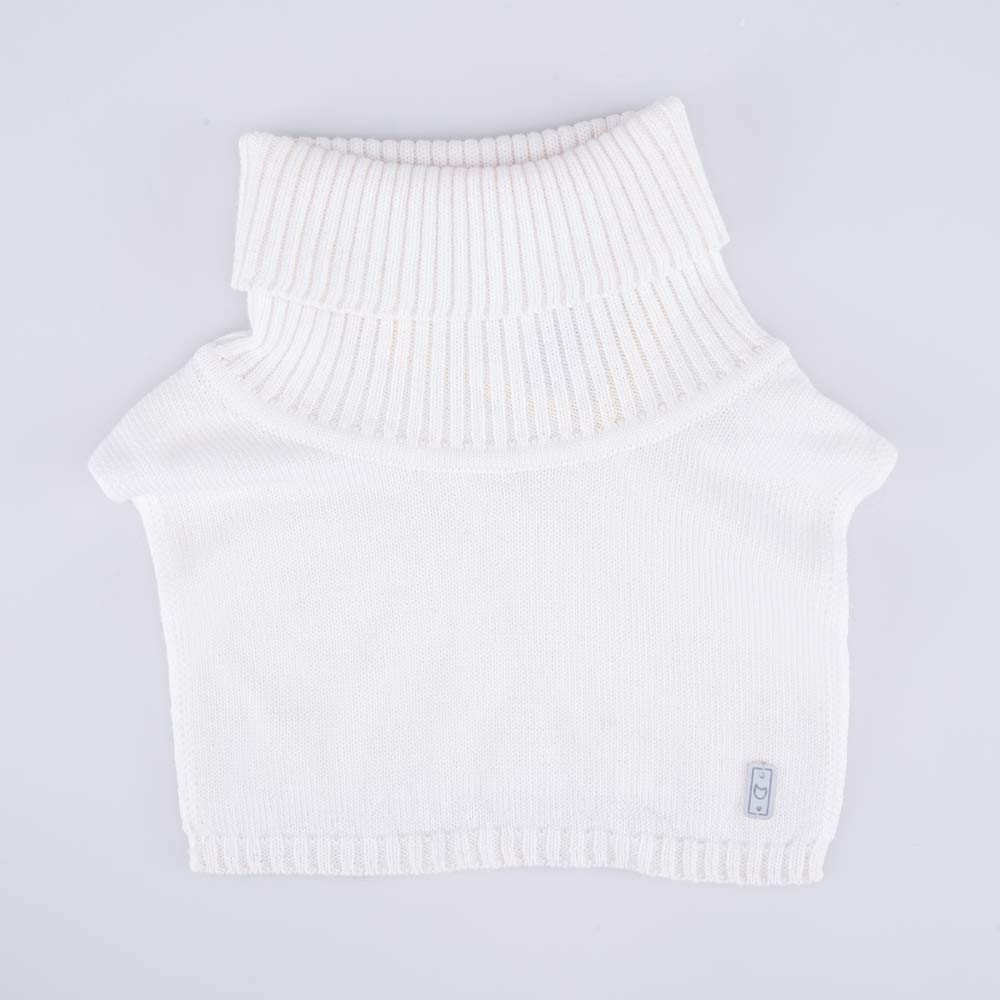 07812121-40 Шерстяная манишка детская белый, все фото 2