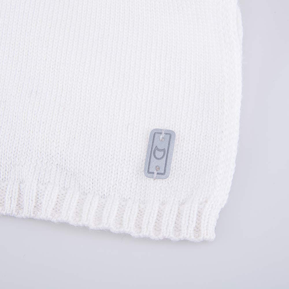 07812121-40 Шерстяная манишка детская белый, все фото 3