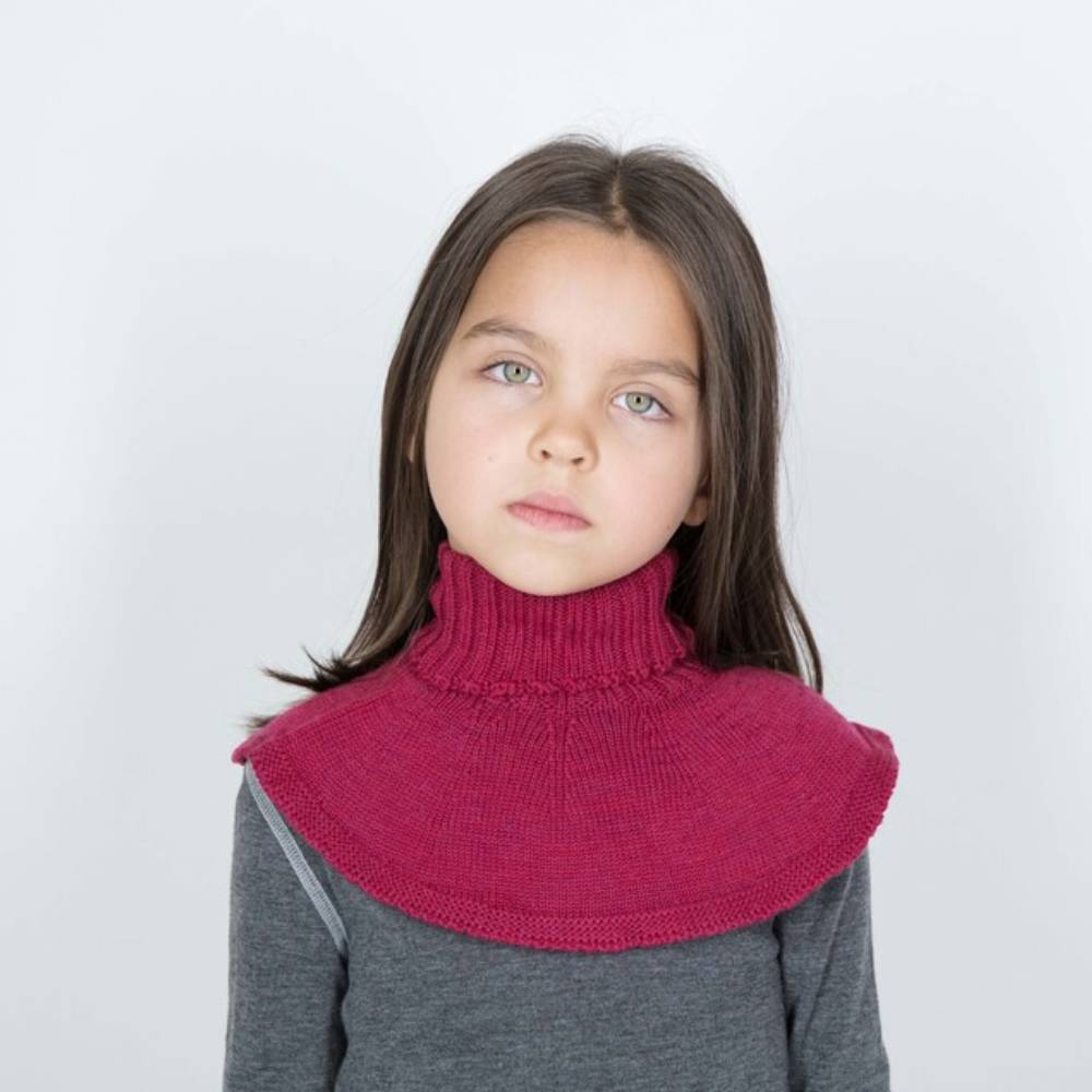 07812129-43 Манишка из шерсти мериноса малиновый, все фото 3