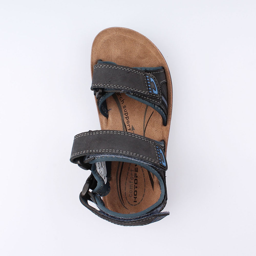 522108-72 Сандалии из натурального нубука для мальчика, все фото 4