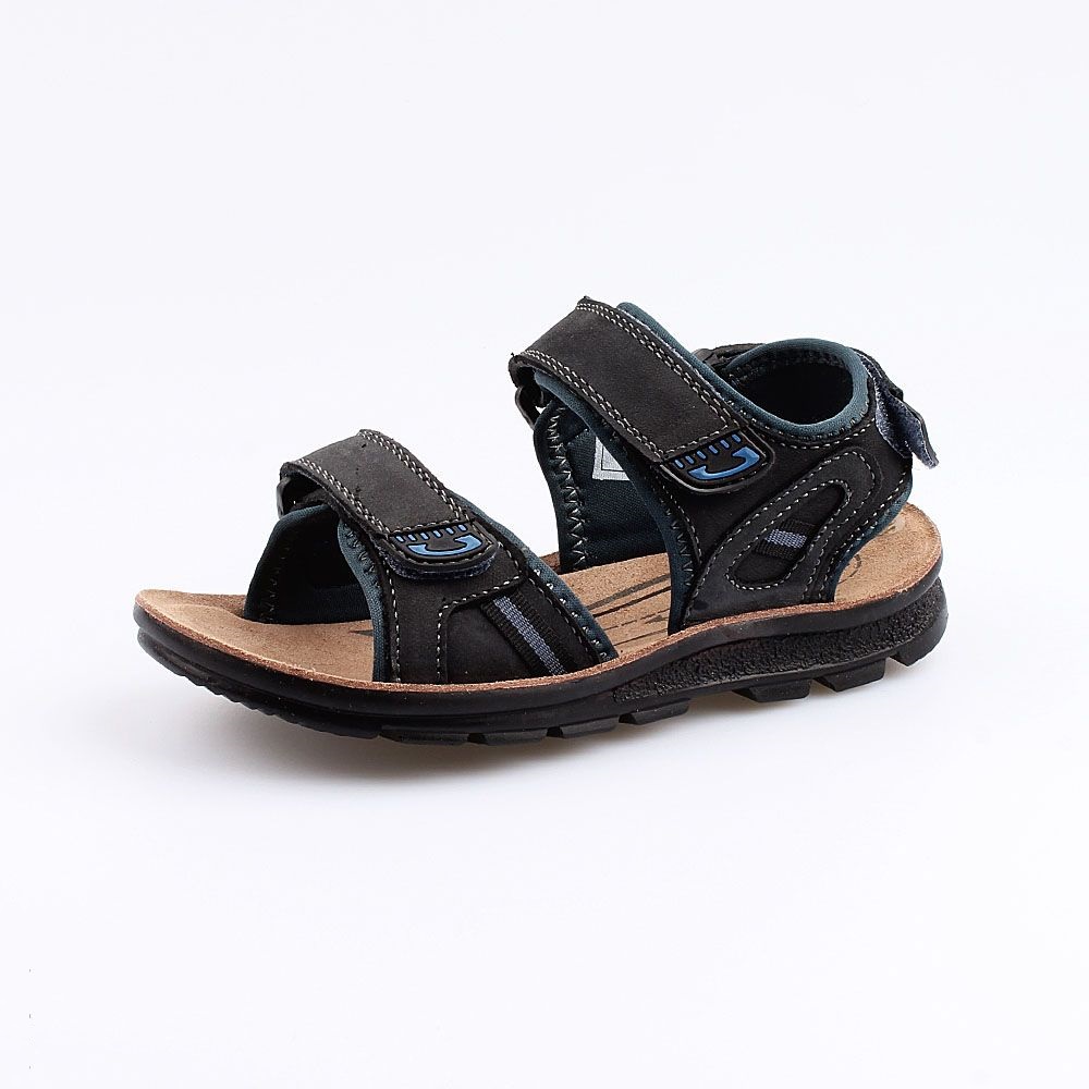 522108-72 Сандалии из натурального нубука для мальчика, все фото 1