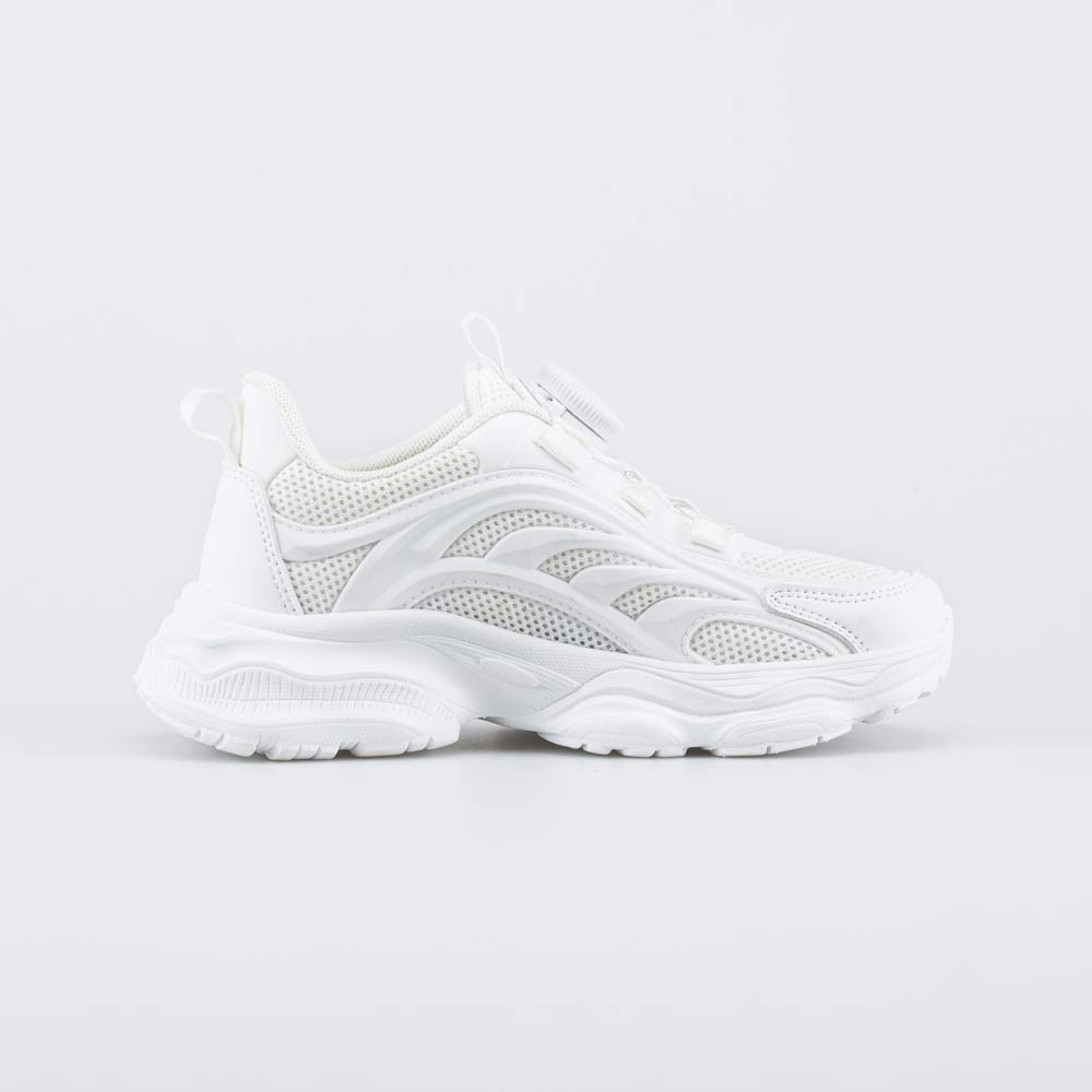 744268-11 Белые кроссовки с системой быстрой шнуровки , все фото 2