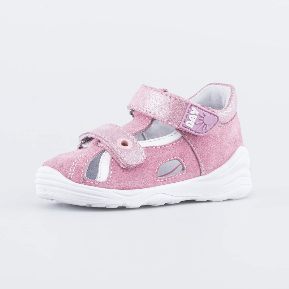 122205-21 Босоножки для девочки из натурального велюра, все фото 1