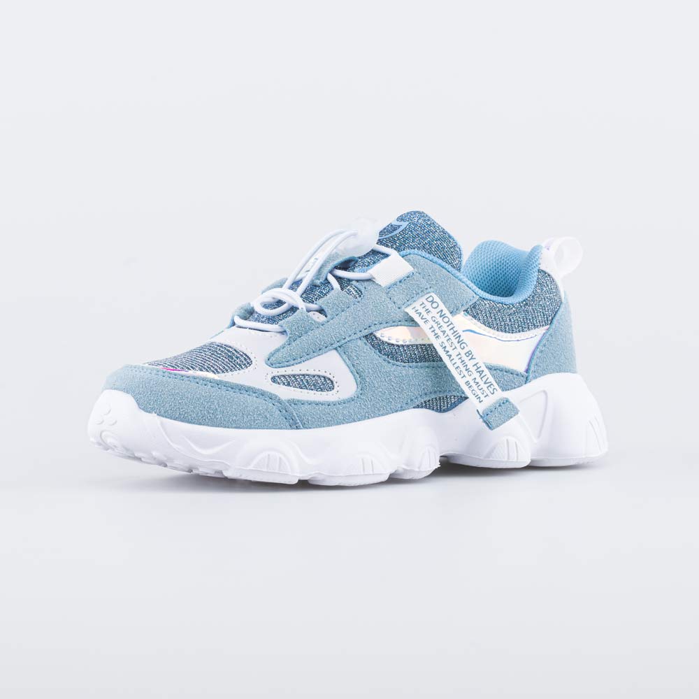 644377-72 Кроссовки для девочки голубые, все фото 1