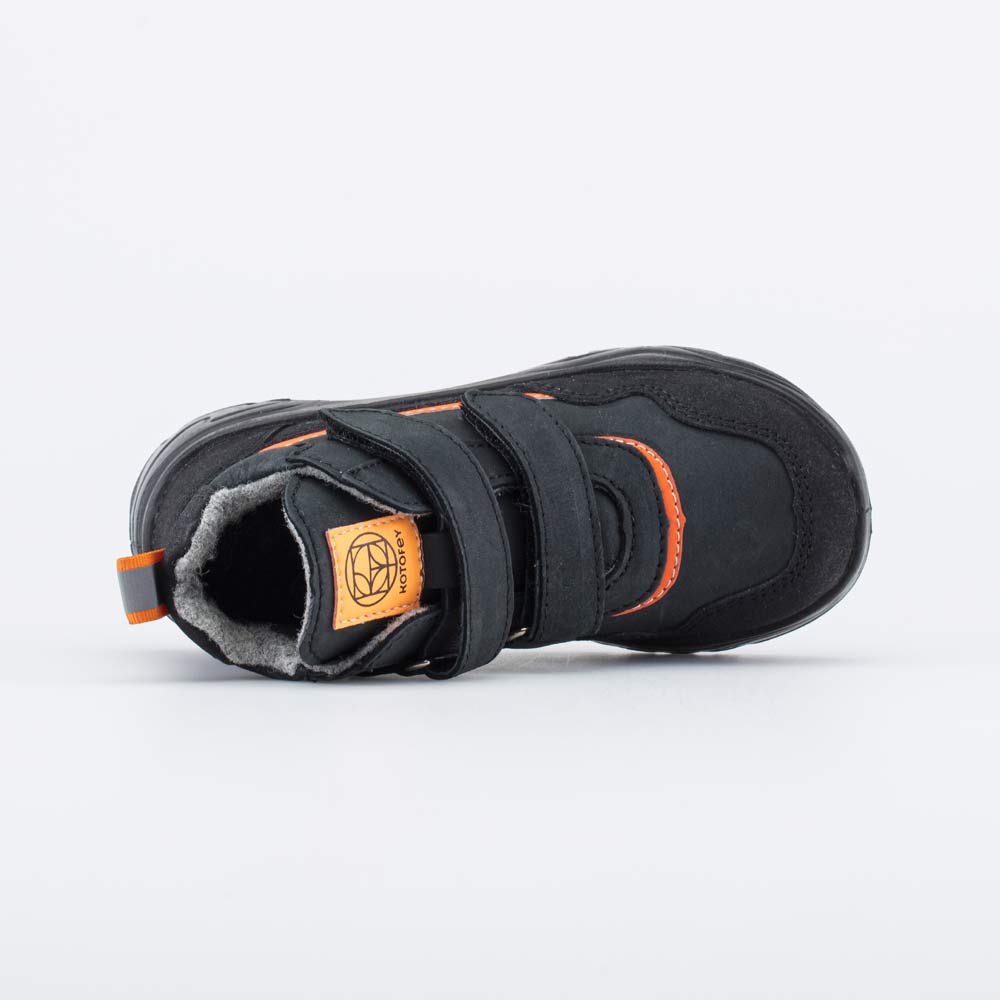 152316-30 Демисезонные ботинки на липучках STYLE черные, все фото 4