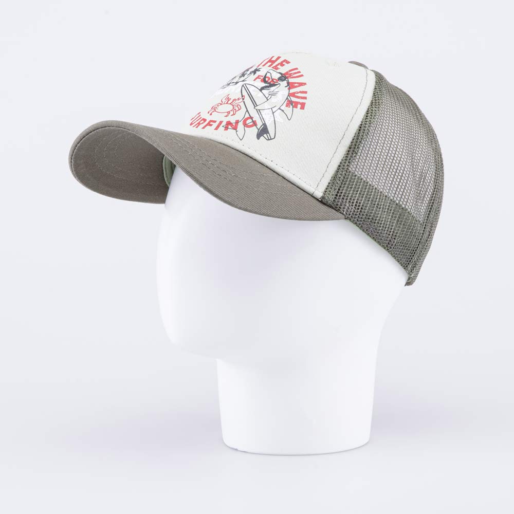 07709066-41 Кепка-бейсболка с сеткой для мальчика Акула на море, все фото 2