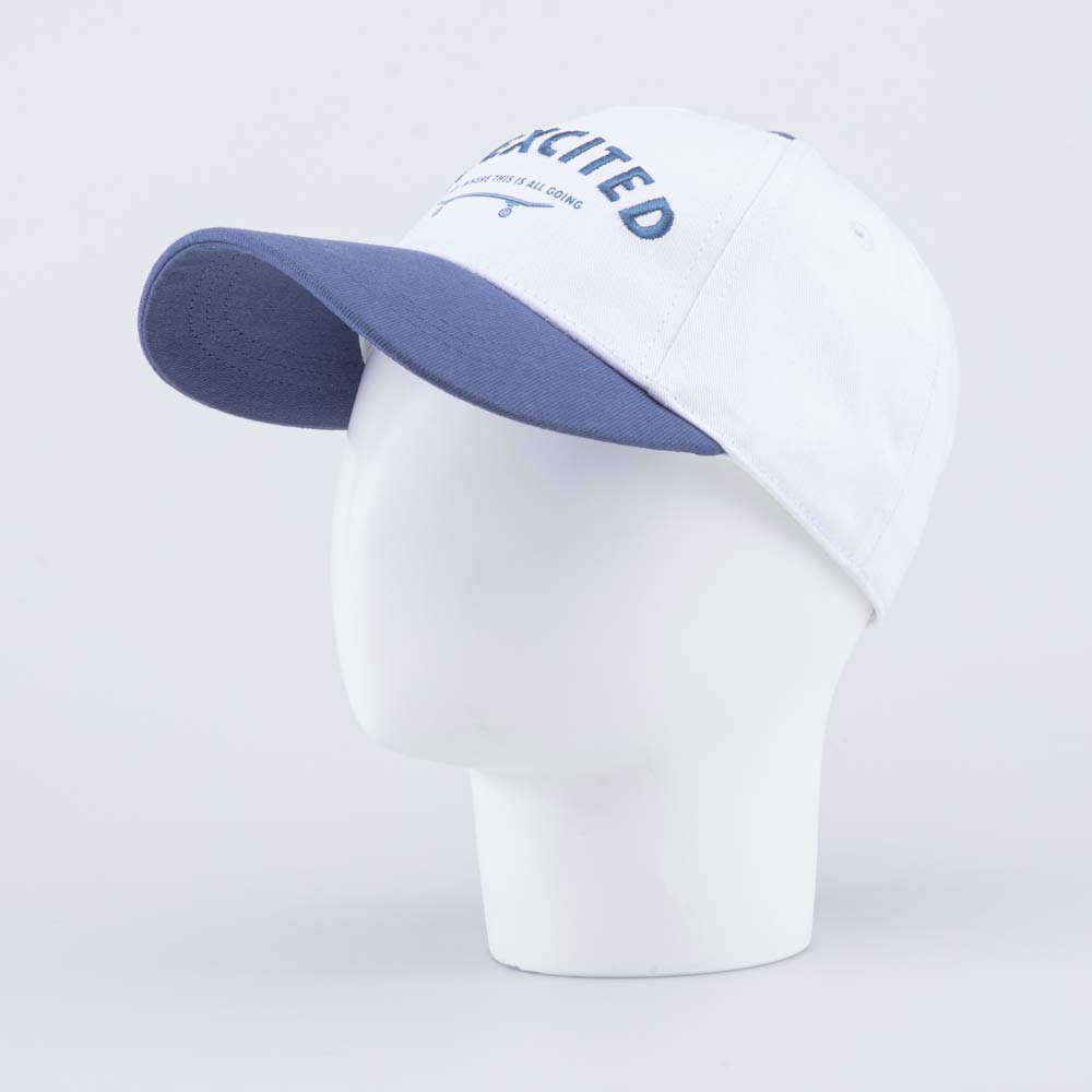 07709071-40 Кепка-бейсболка для мальчика белый-синий, все фото 2